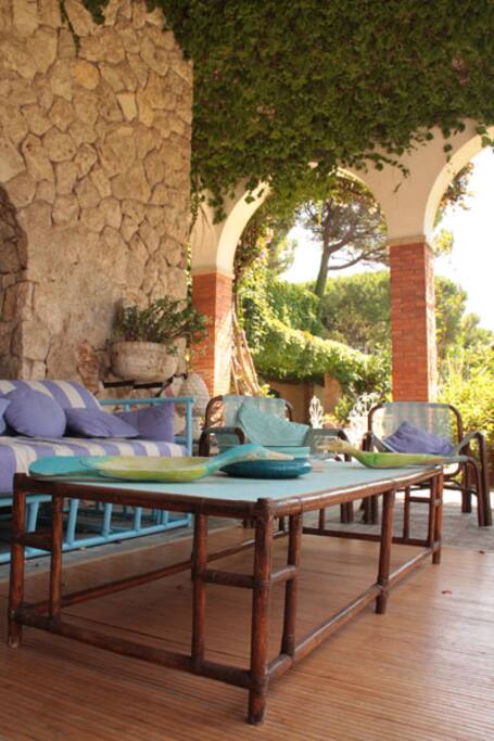 zona relax in villa