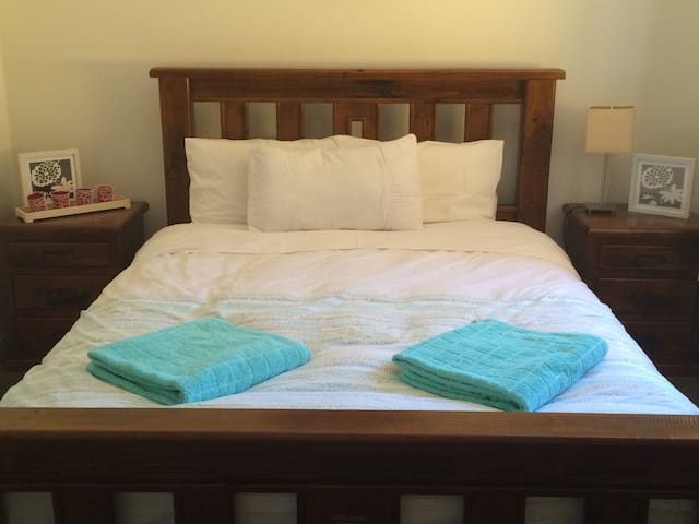 Comfy room with private bathroom