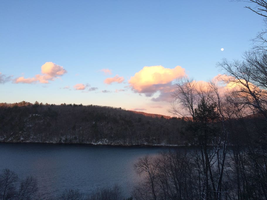 Unspoiled Views of Lake Zoar Right From Your Private 4-Season Sunroom.
