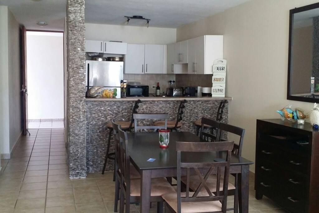 Kitchen and dinning area