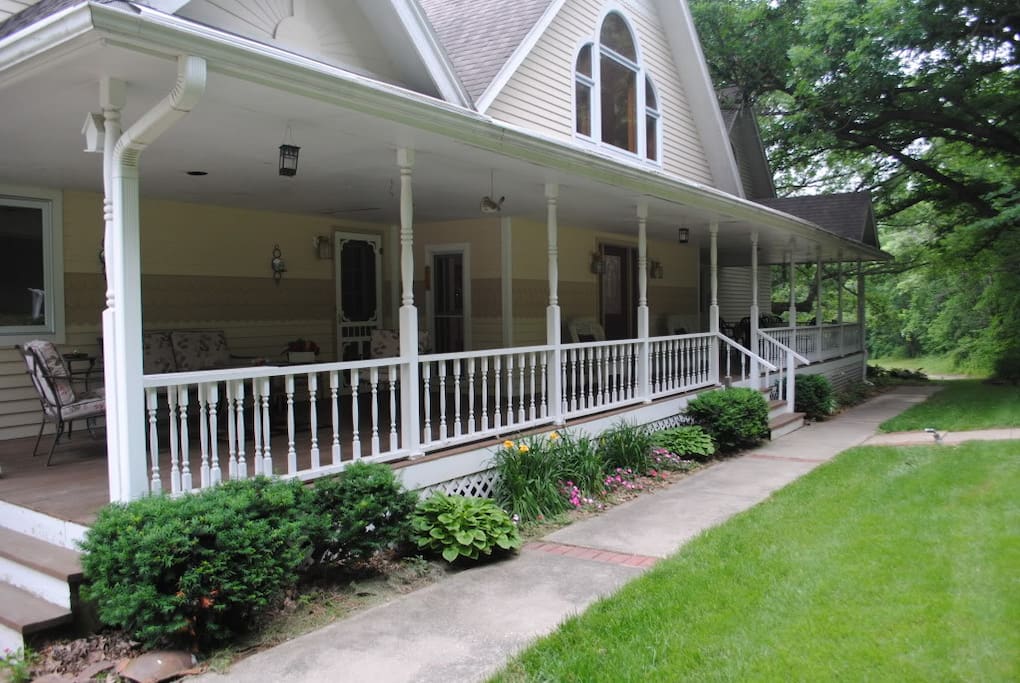 Front view of the house