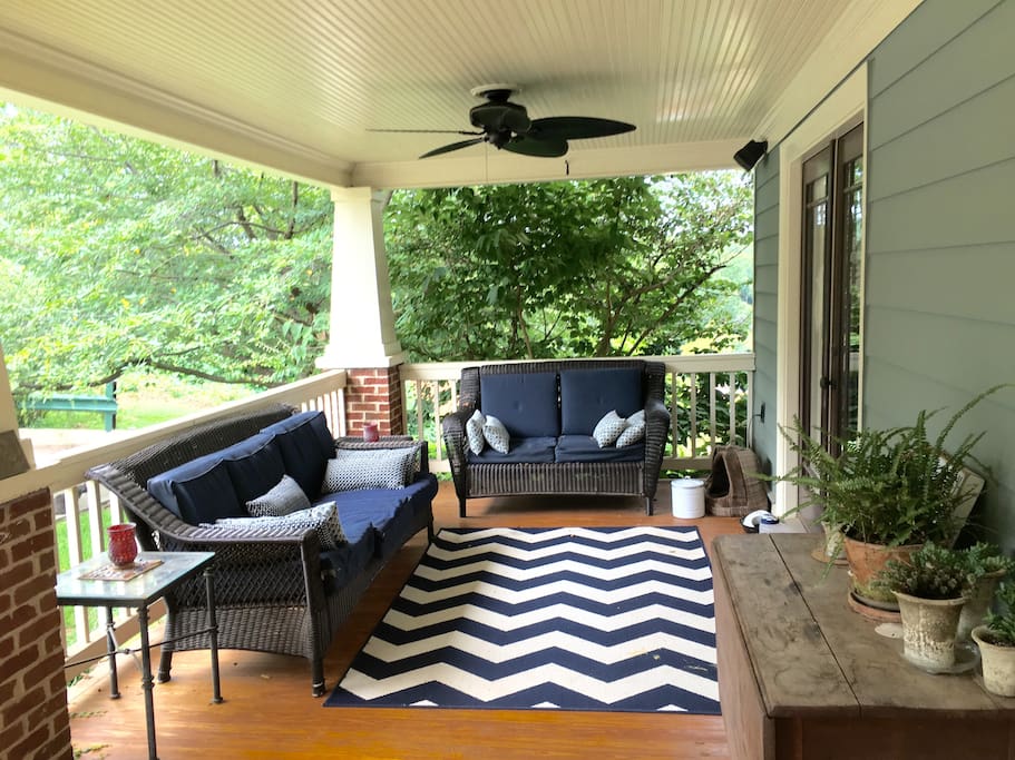 Large front porch