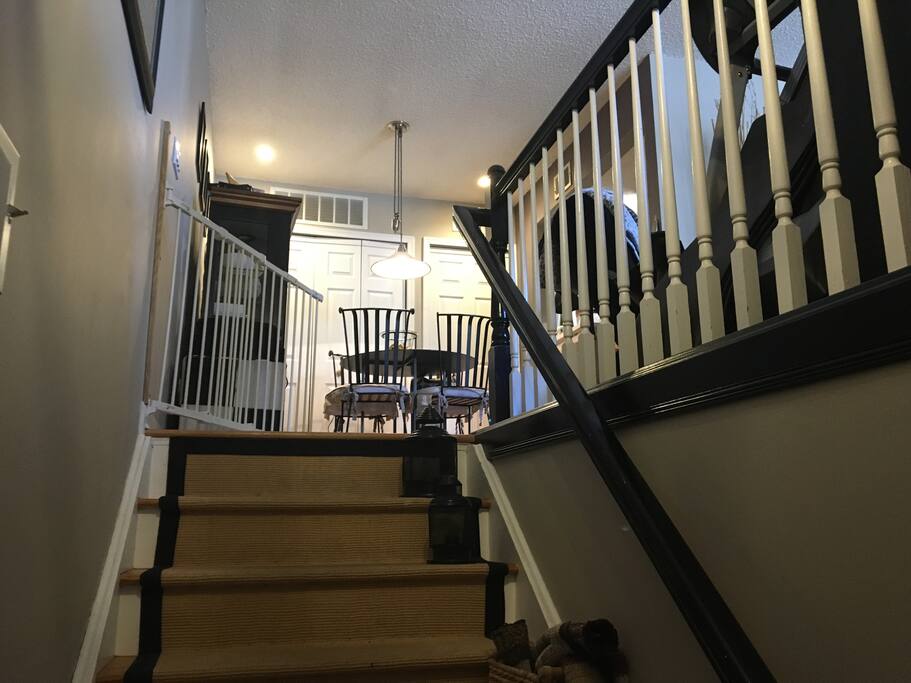 Stairs at entrance
