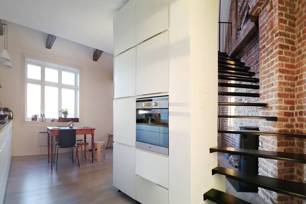 Kitchen built-ins.