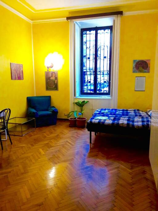 The huge room