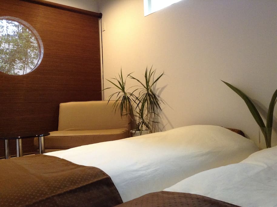 single two beds plus sofa bed