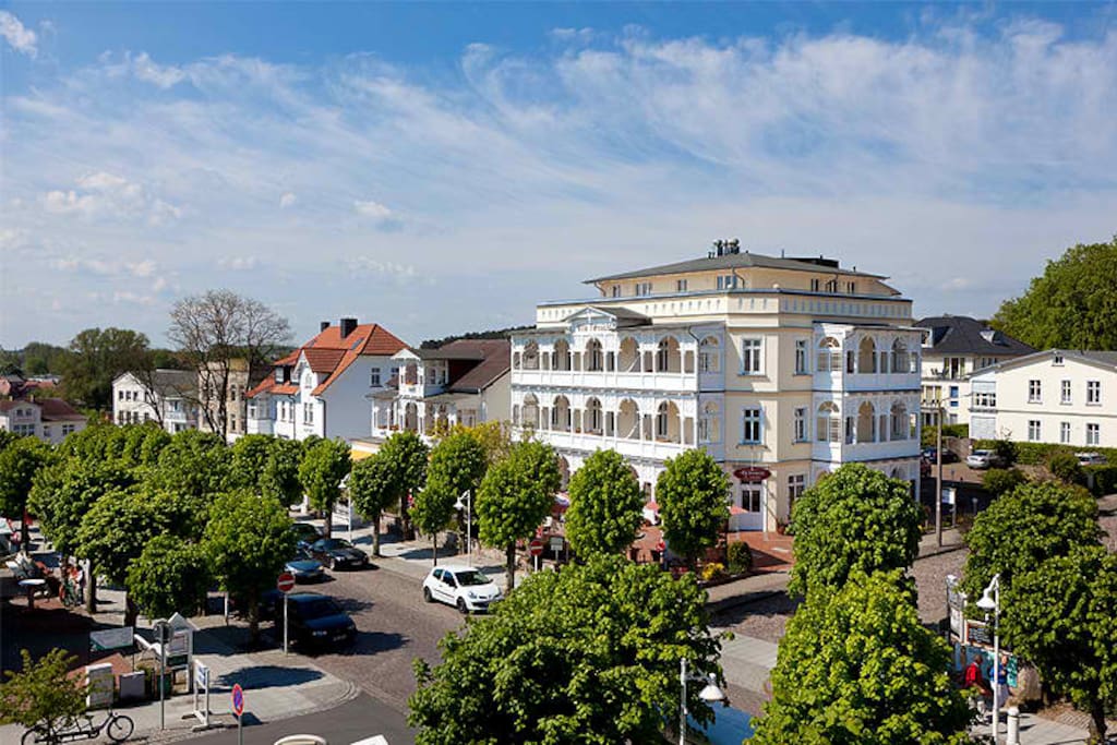 Außenansicht der Villa Fernsicht in Sellin