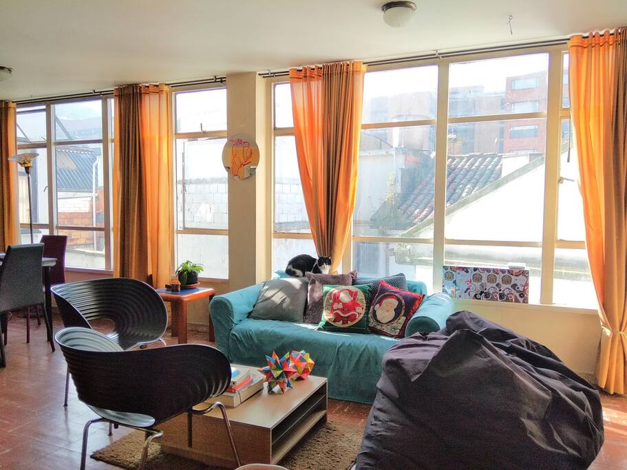 Nuestra sala navideña para la época!