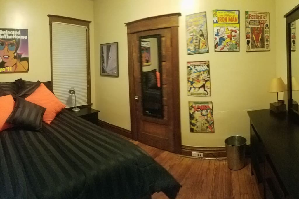 New Queen Bed with modern foam mattress
