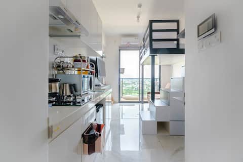 Skyhouse BSD Fully furnished studio apartment loft