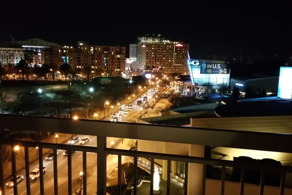 Centennial Olympic Park view from the balcony
