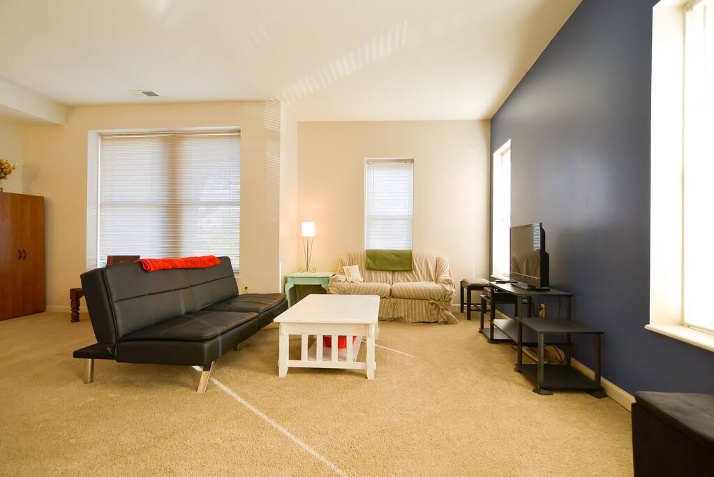 Living room with TV