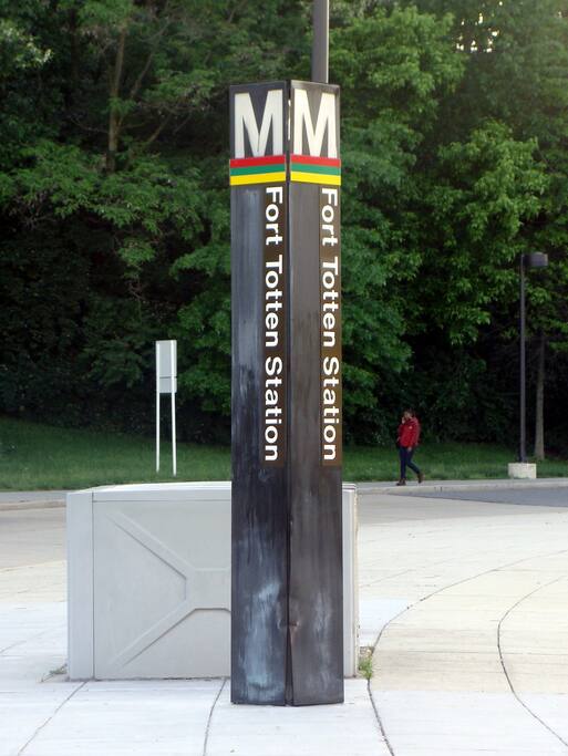 Literally only ONE block away from the metro