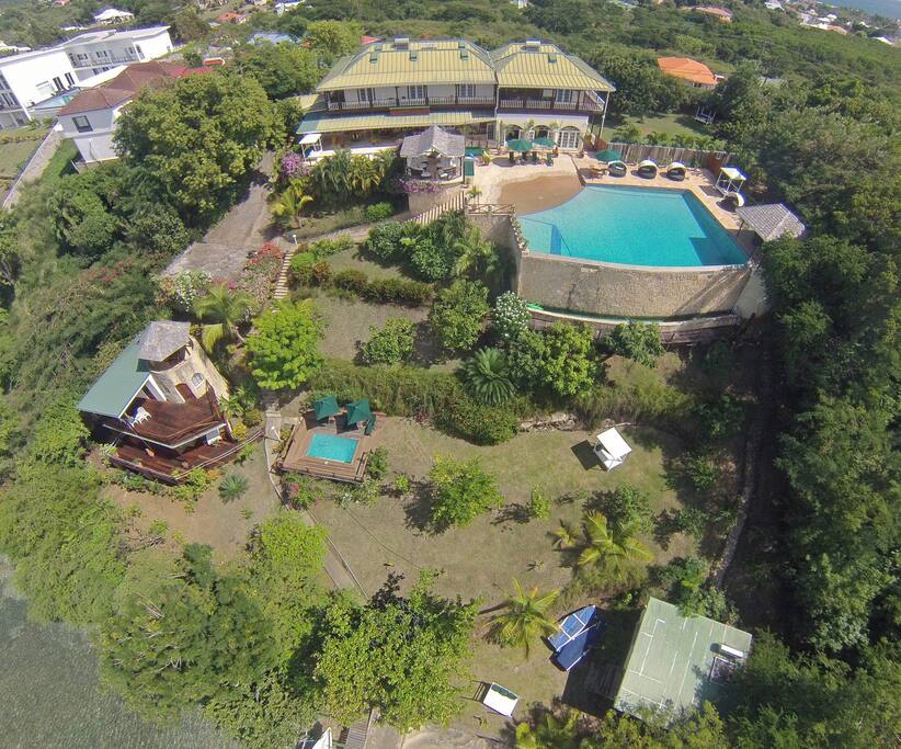 Aerial view.