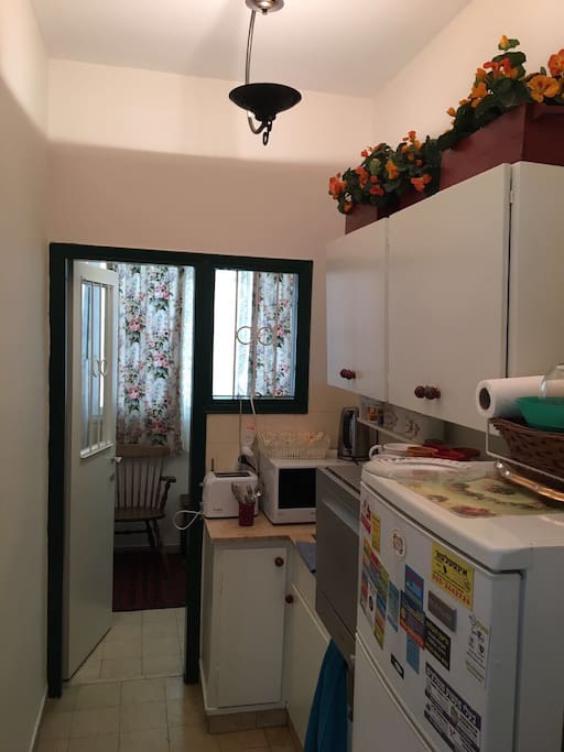 Kitchen and coffee corner