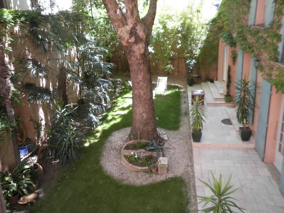 Jardin accessible (photo prise au printemps)