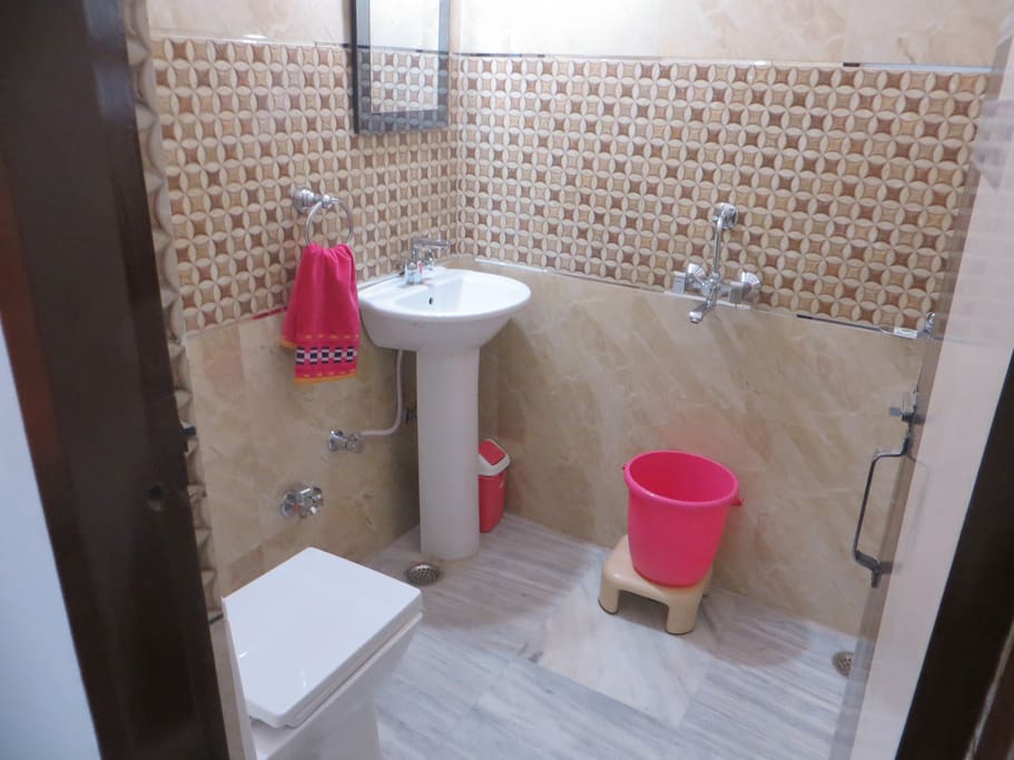wash room of classic Ac double bed room(104)