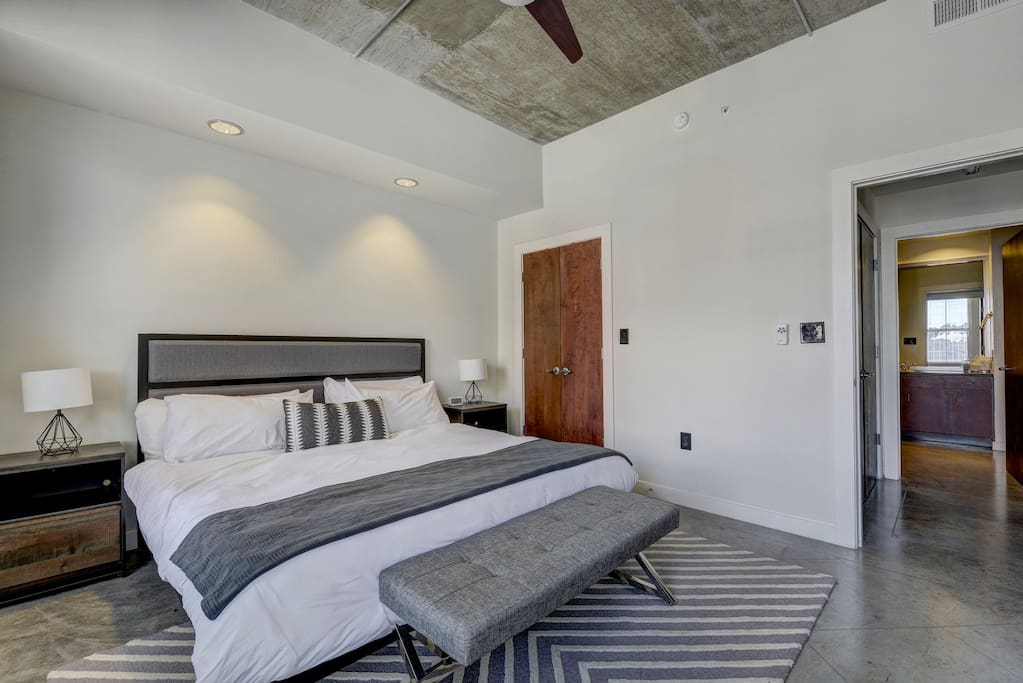 Closet + bathroom attached
