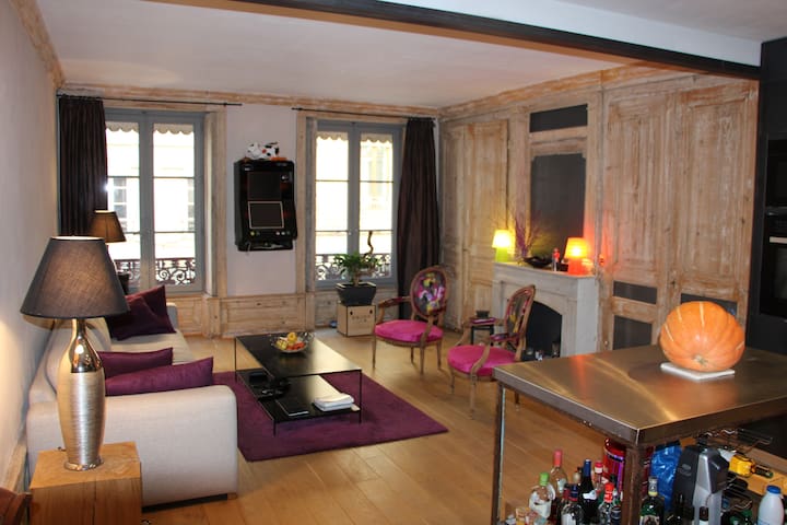 Beau 3 pièces coeur presqu’île chambres sur cour