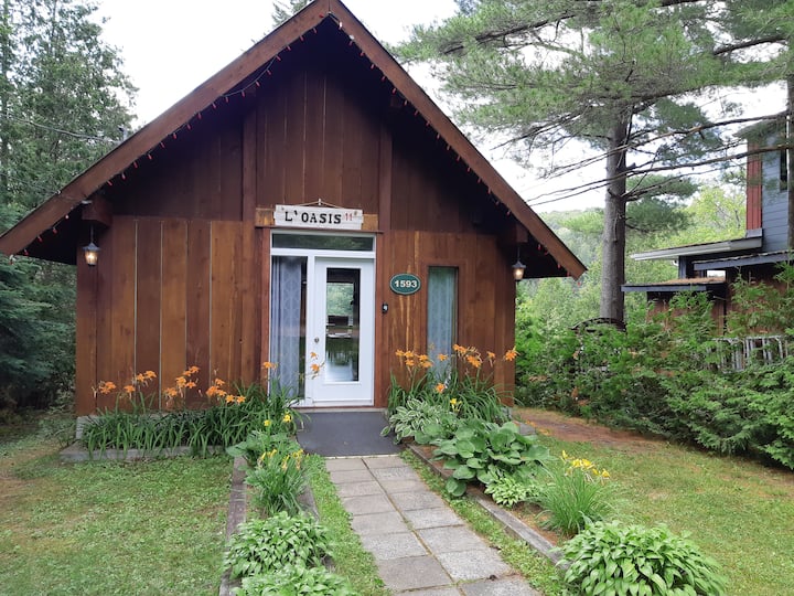 OASIS rustic chalet Chalets for Rent in SainteLuciedesLaurentides, Québec, Canada Airbnb