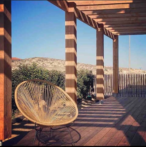 On the sands of Contis, House at the foot of the Dune