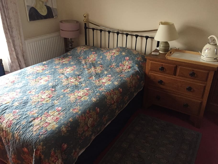 Bright and airy double room.