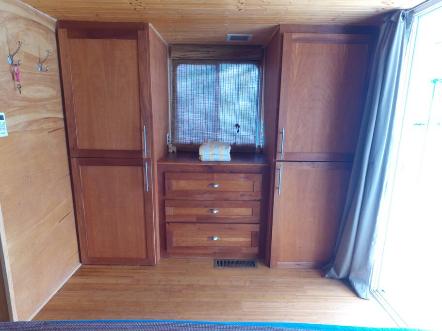 Lovely cherry cabinetry