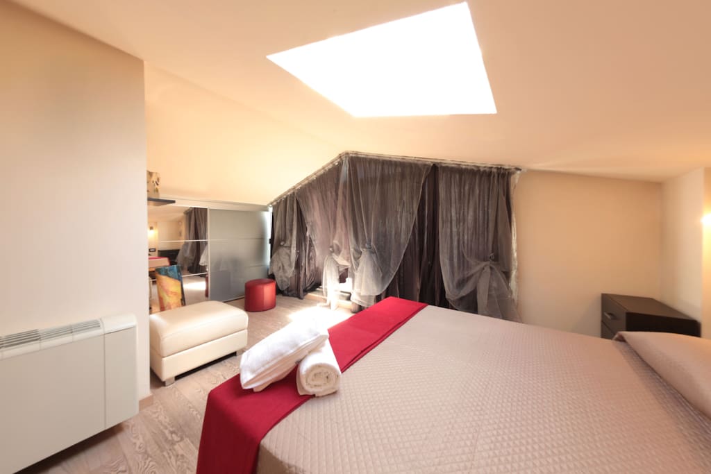 camera da letto con cabina armadio
