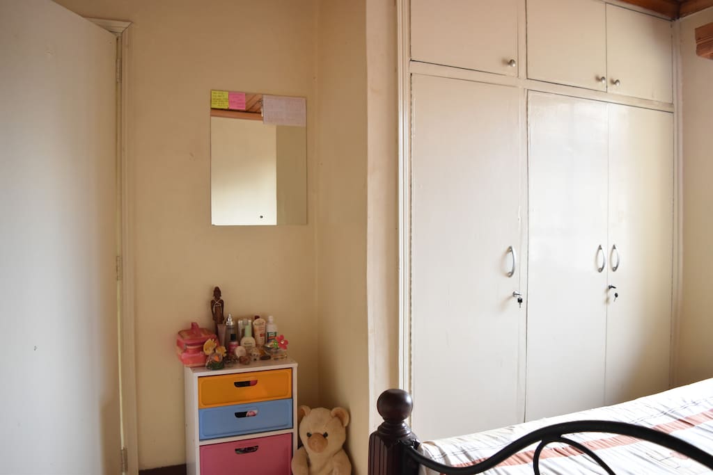 Colorful little cupboards & closets