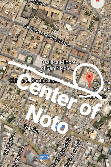la posizione centrale di Casa Formica