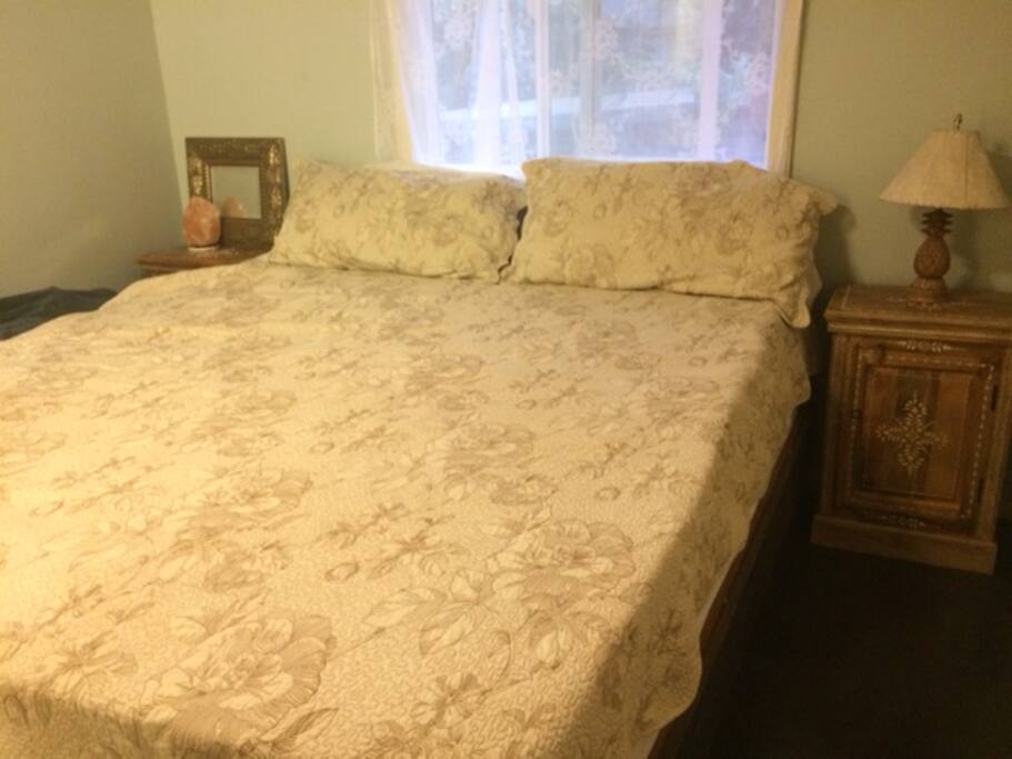 King Bed in Master Bedroom