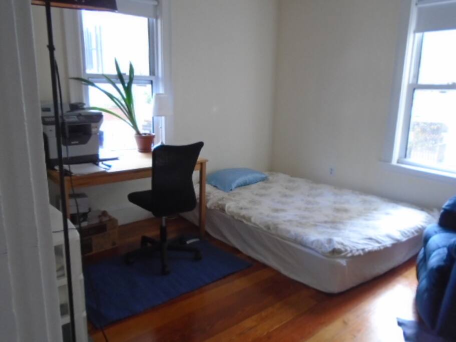 From another angle, with a desk and printer