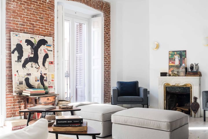 NEW Stunning DESIGN FLAT next to MUSEO del PRADO.