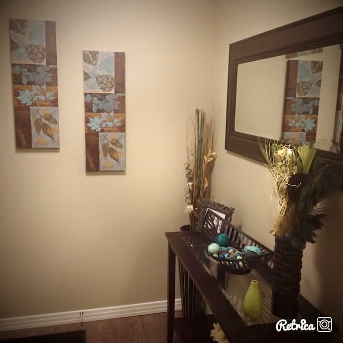Welcoming foyer.