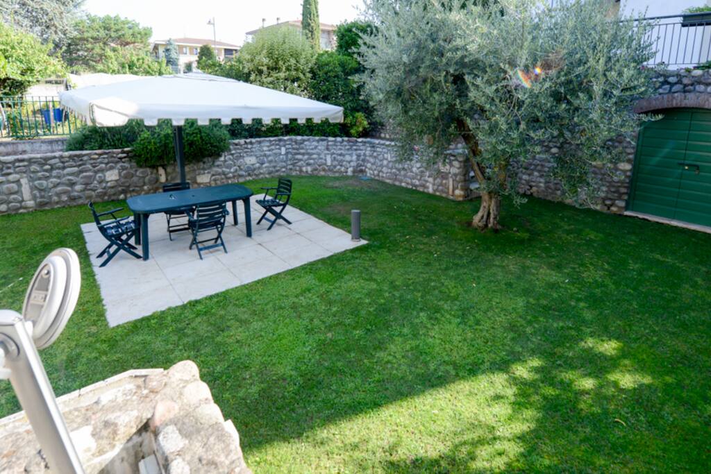 Giardino per le colazioni ed il relax