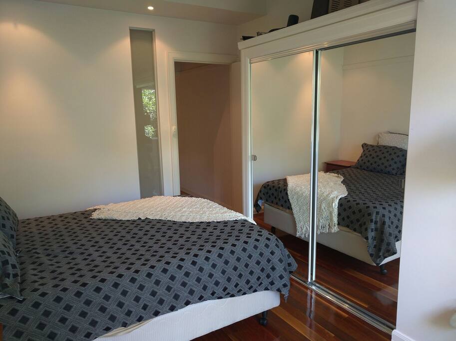Master bedroom looking back inside.