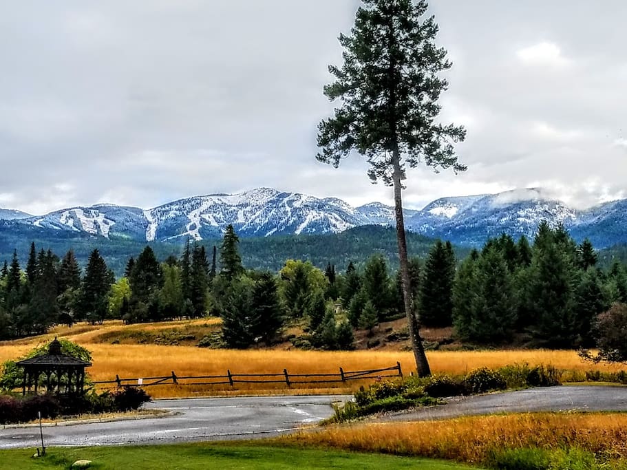 Snow on the ski lopes in September, 2017
