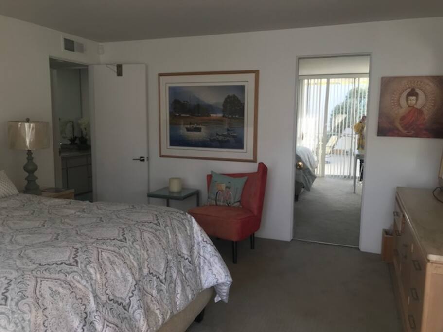A large comfortable, private room