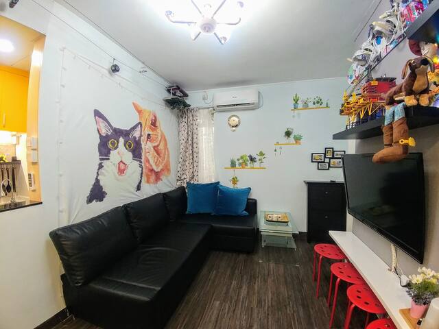 旺角東鐵路站吃喝玩樂中心，獨立私人大廳3房1廁，monk Kok mtr D3 exit gallery image 3