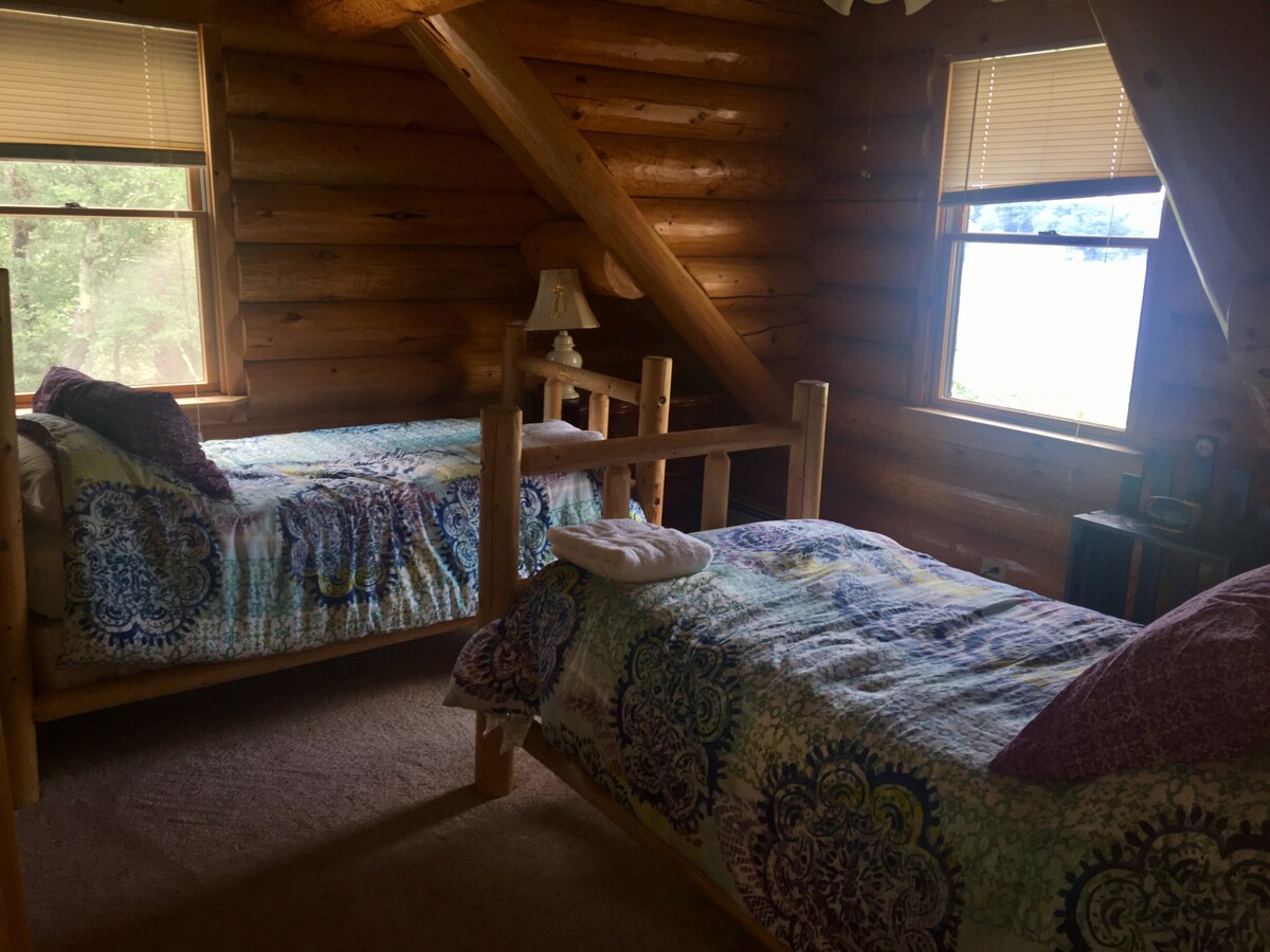 Bedroom with two twins