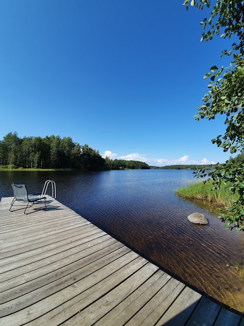 Villa by the lake in Nuuksio