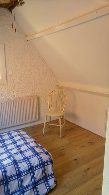 The attic has been recently decorated