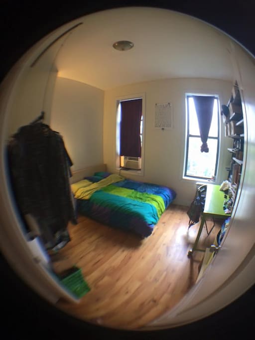 bedroom with desk