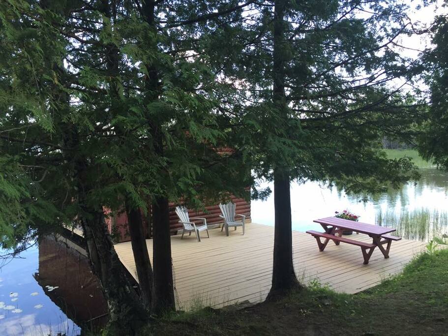 Boathouse Deck On The Water