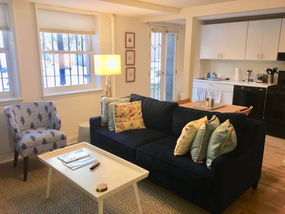 Living Room/Second bedroom (queen pullout sofa)