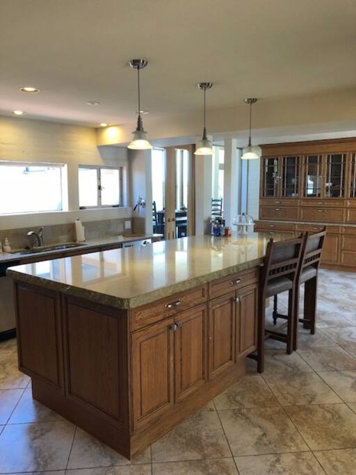 Large Well Stocked Kitchen