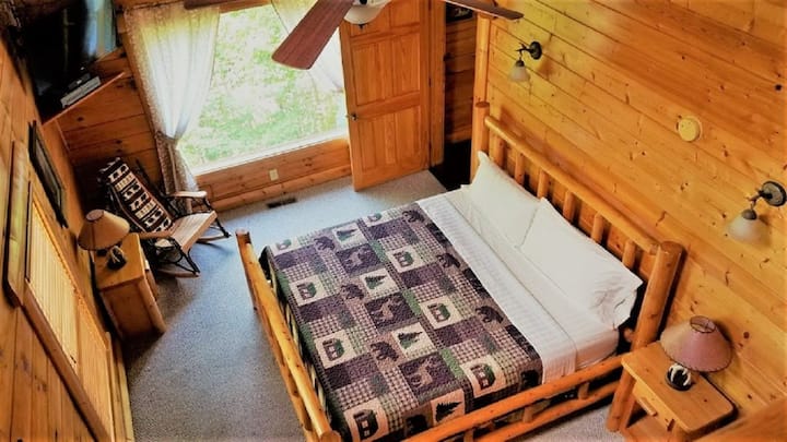 View of the 2nd Master suite from the Cozy Loft.