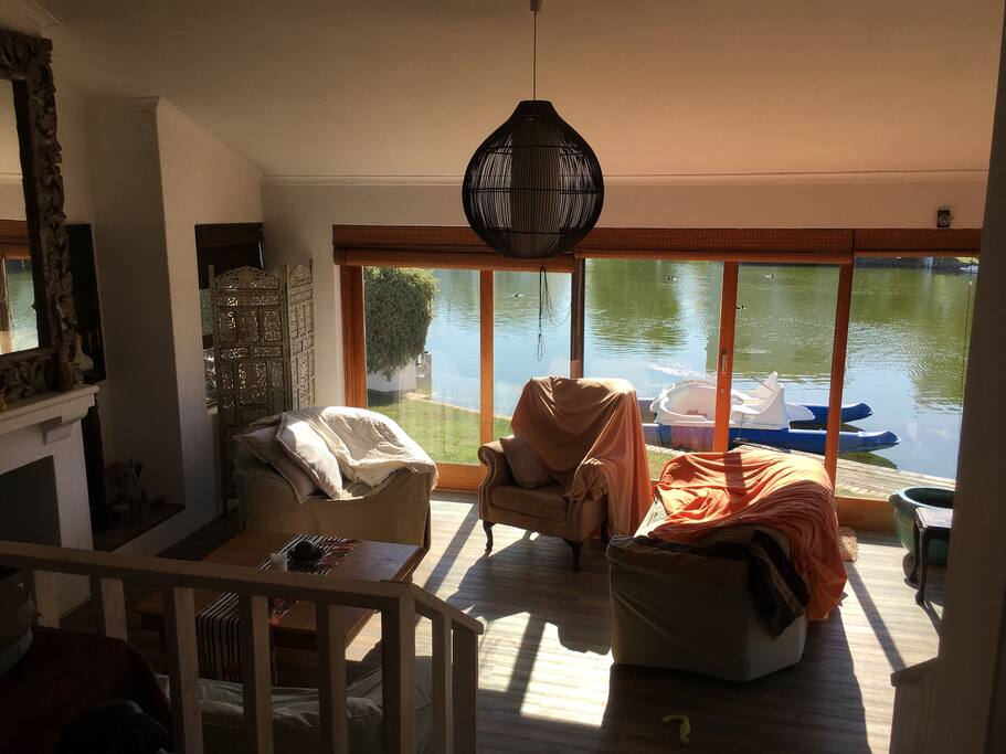 Living area on the water