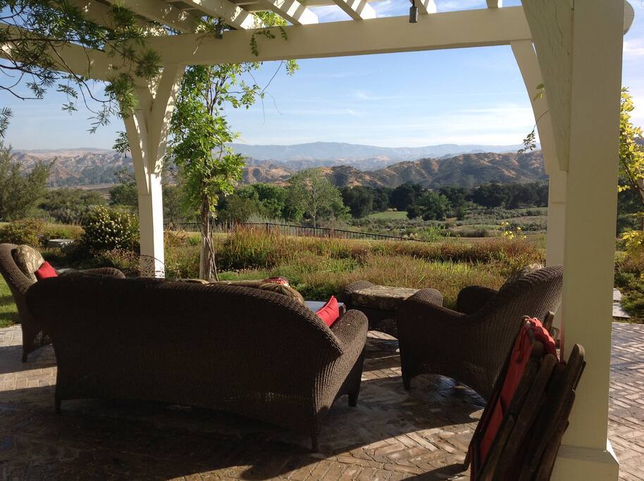 Backyard sitting area available to guests anytime. Access from side gate.