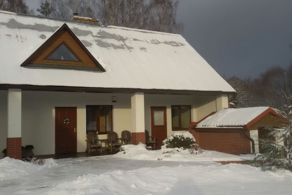 Entrance in winter